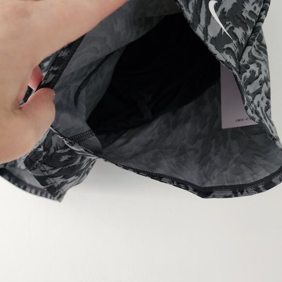 NEW Nike‎ One black cheetah animal print training shorts lined kids girls size L - Picture 2 of 5